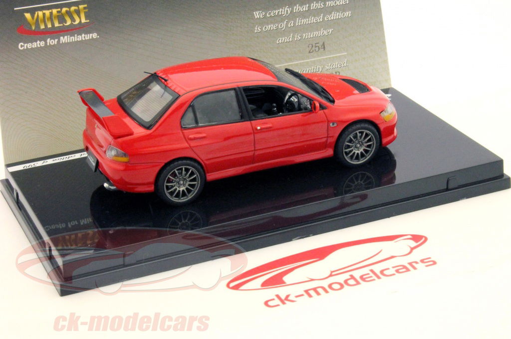 Vitesse 1:43 Mitsubishi Lancer Evolution IX RHD red 29219R