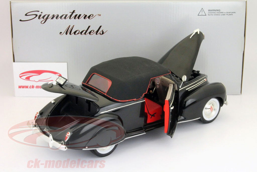 Signature Models 1:18 Lincoln Zephyr year 1939 black 18102