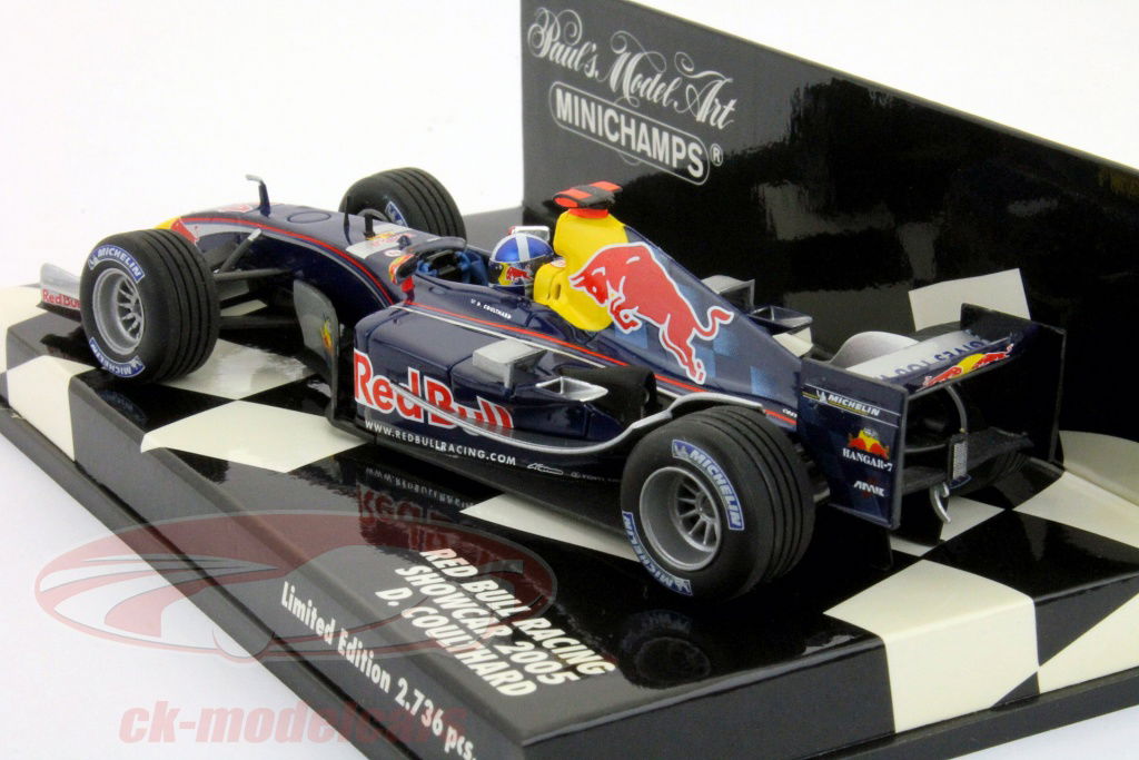 Minichamps 1:43 デビッド·クルサードレッドブルRB1＃14ショー