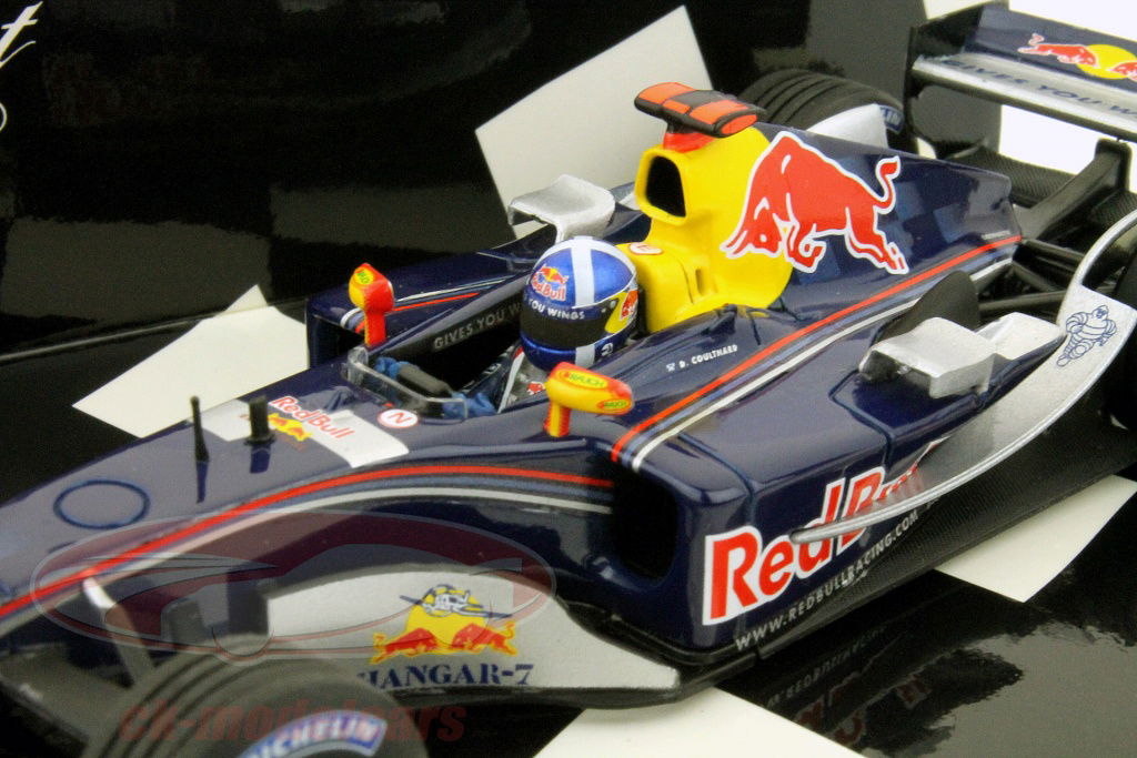 1/43 ミニチャンプス　レッドブル　RB1とRB2 デビッドクルサード　未開封 Minichamps 1:43 デビッド·クルサードレッドブルRB1＃14ショー
