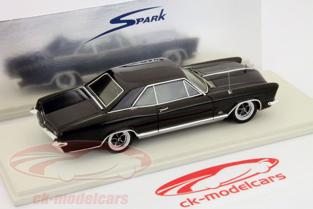 Spark 1:43 ビュイックリビエラ1965ブラック S2950 モデル 車