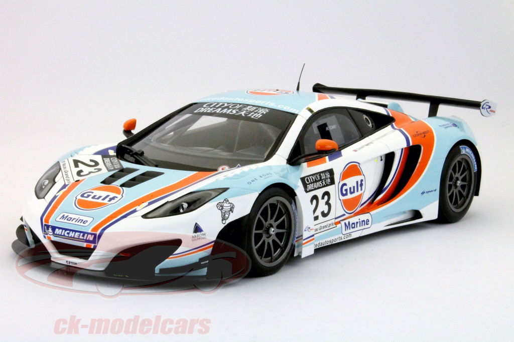 True Scale 1:18 マクラーレンMP4-12C GT3＃23マカオGTカップ