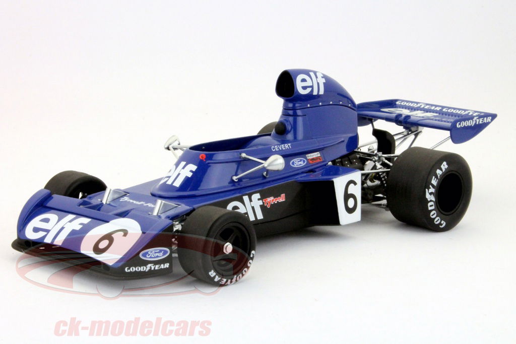 True Scale 1:18 Francois Cevert Tyrell 006 #6 2nd GP