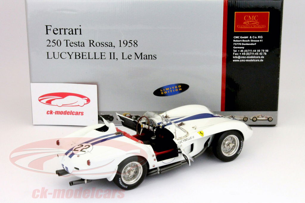 CMC 1/18 Ferrari フェラーリ 250 Testa Rossa 1:18 CMC Ferrari 250 Testa Rossa Pontoon Fender 1958 Red M