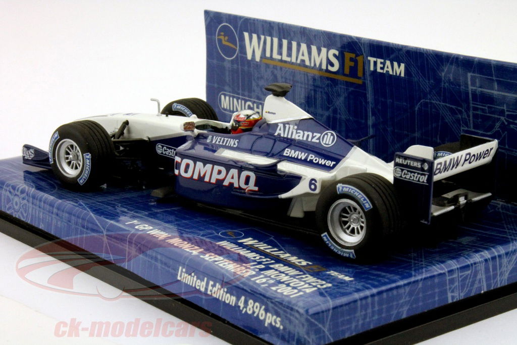 Minichamps 1:43 J.P. Montoya Williams FW23 #6 1st Win GP
