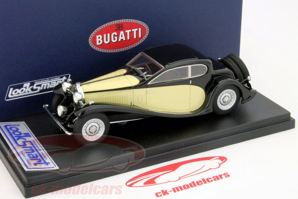 looksmart-1-43-bugatti-type-50t-annee-1930-noir-beige-ls416c/