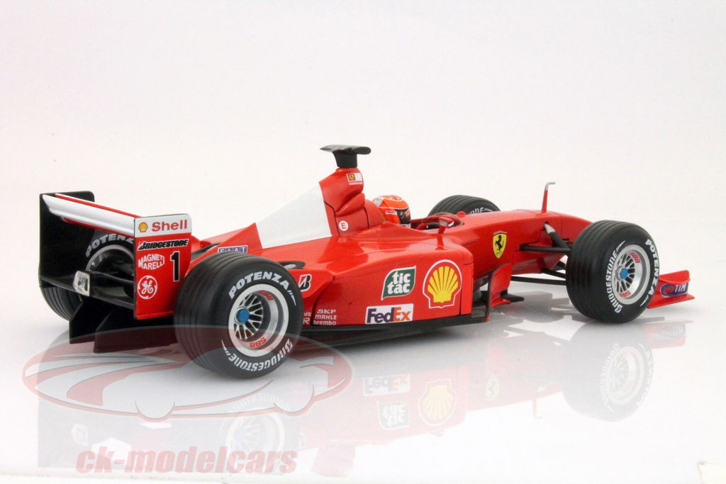 HotWheels 1:18 Michael Schumacher Ferrari F2001 #1 World