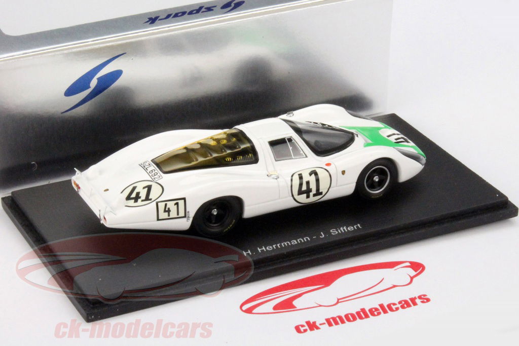 Spark 1:43 ポルシェ907＃41ルマン24時間1967ハーマン、Sifert