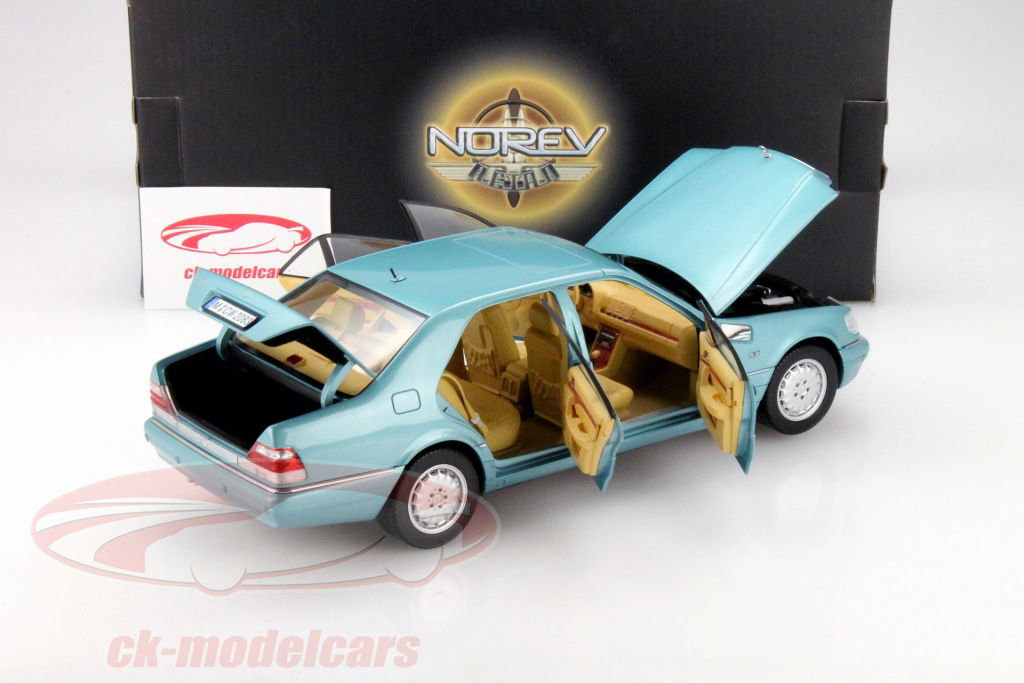 NOREV メルセデス・ベンツ S600 1:18 Norev 1:18 メルセデスベンツS600（140シリーズ）1997白分モデル