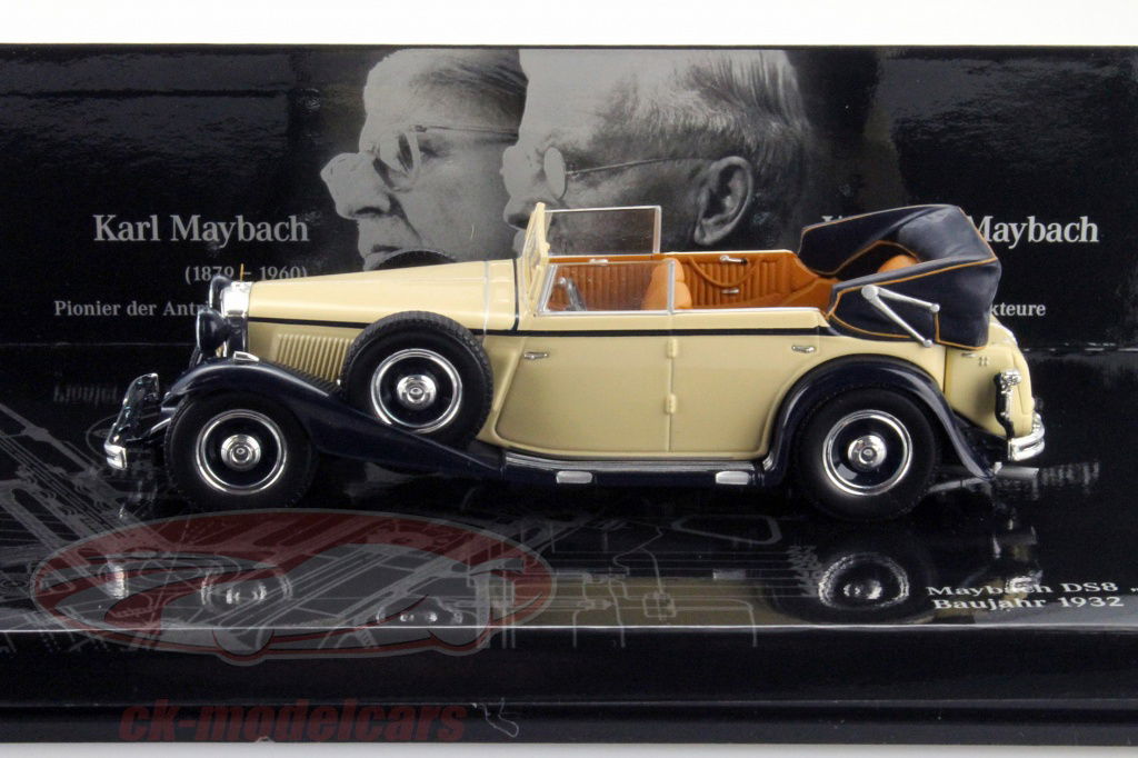 Minichamps 1:43 Maybach Zeppelin Baujahr 1932 beige