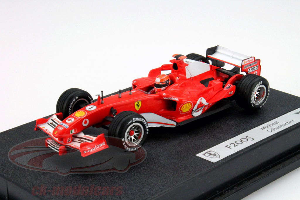 ★新価格★F1フェラーリ1/43モデル F2005ミハエルシューマッハ HotWheels 1:43 ミハエル·シューマッハフェラーリF2005＃1式1