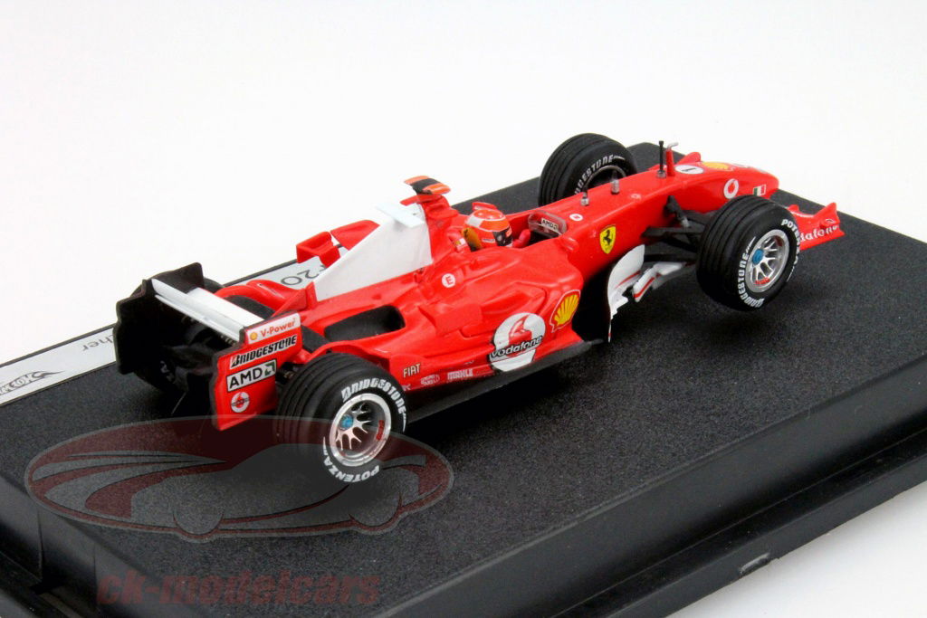 HotWheels 1:43 ミハエル·シューマッハフェラーリF2005＃1式1
