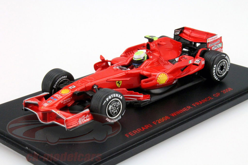 Spark 1:43 F.マッサフェラーリF2008＃2優勝GPフランス