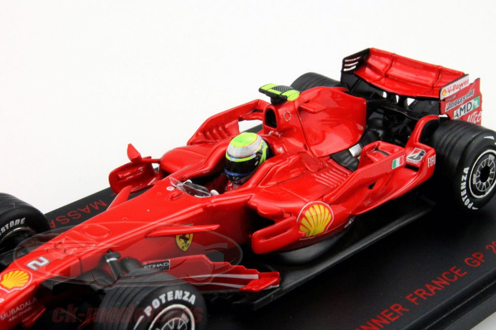 Ferrari F1 2008 1/43 フェラーリ Spark 1:43 F.マッサフェラーリF2008＃2優勝GPフランス