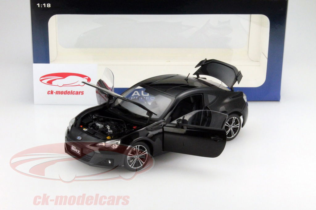 AUTOart 1:18 Subaru BRZ black RHD 78692 model car 78692