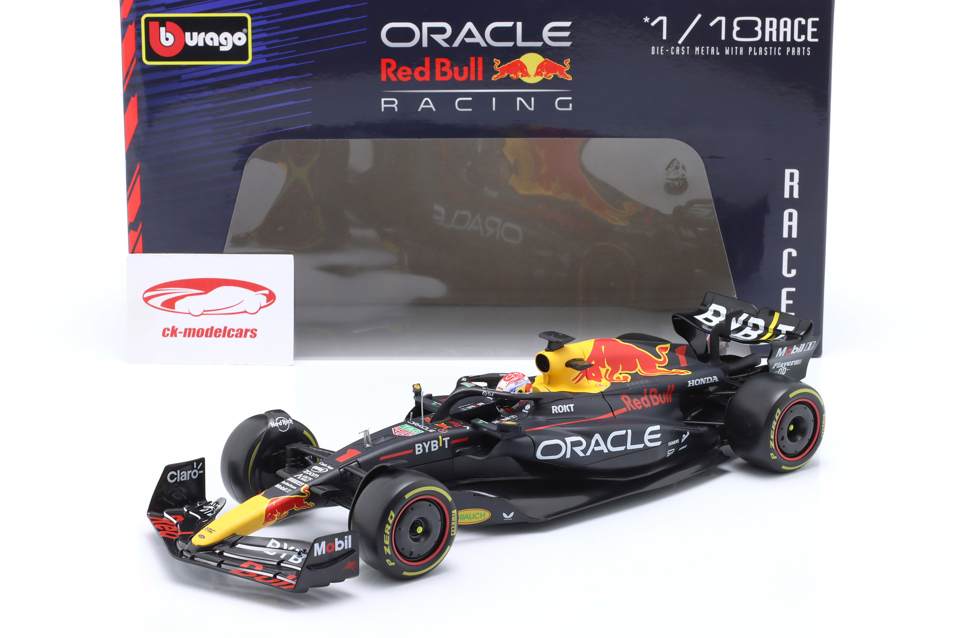 Max Verstappen Red Bull Racing RB19 #1 Formel 1 Weltmeister 2023 1:18 Bburago
