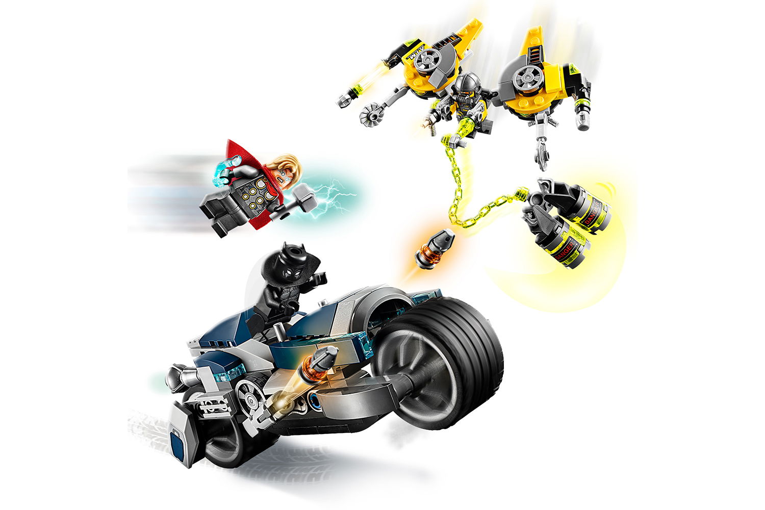 LEGO® Marvel Avengers Speeder-Bike Attacke