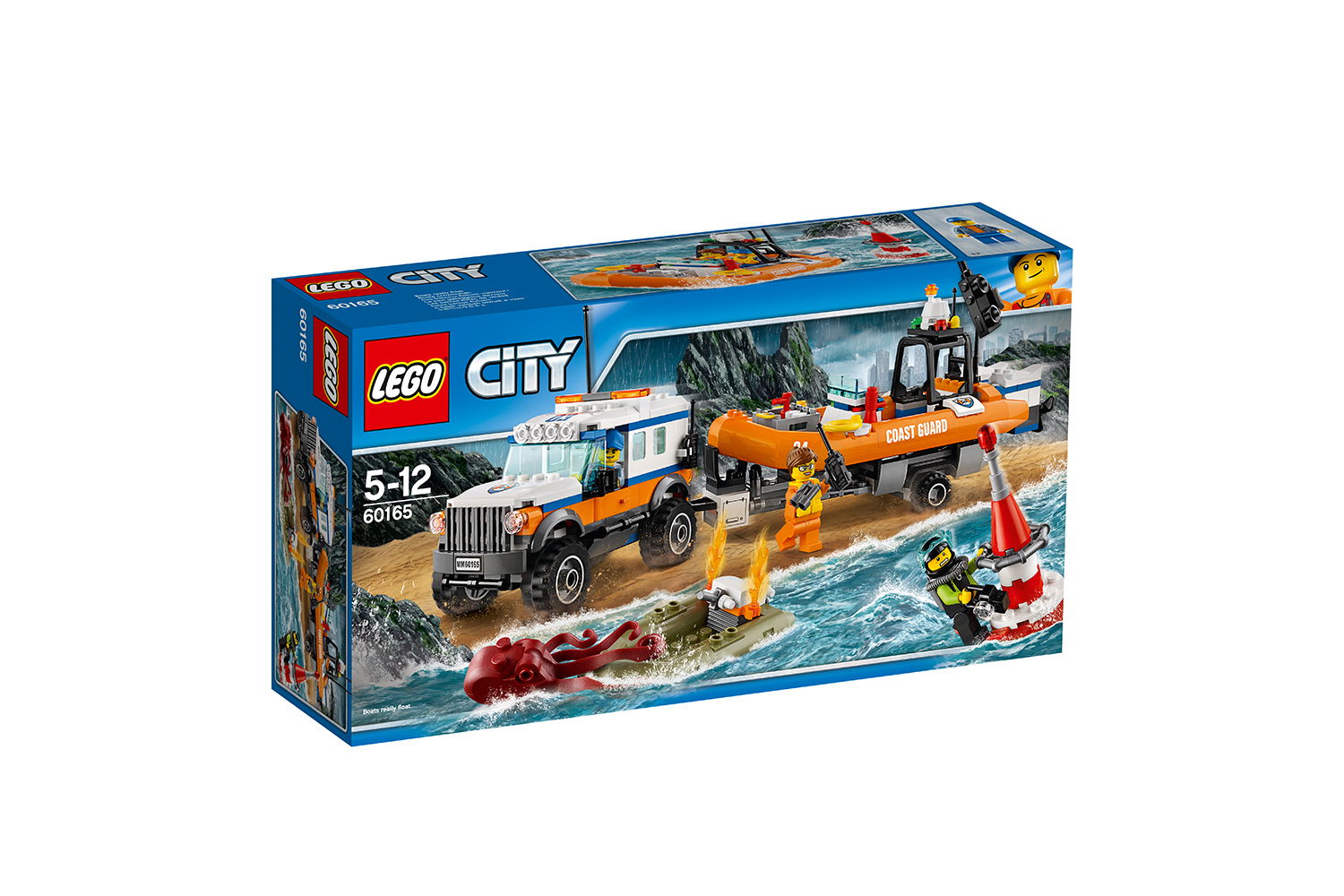 LEGO® City Geländewagen mit Rettungsboot