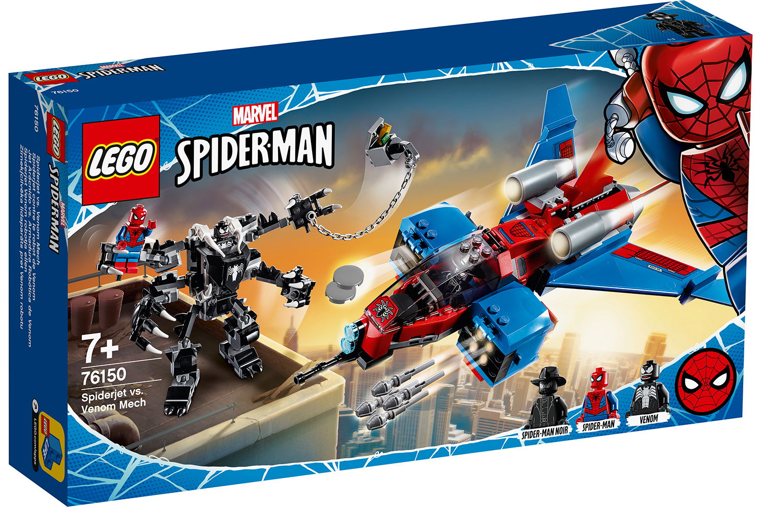 LEGO® Marvel Spiderman Spiderjet vs. Venom Mech