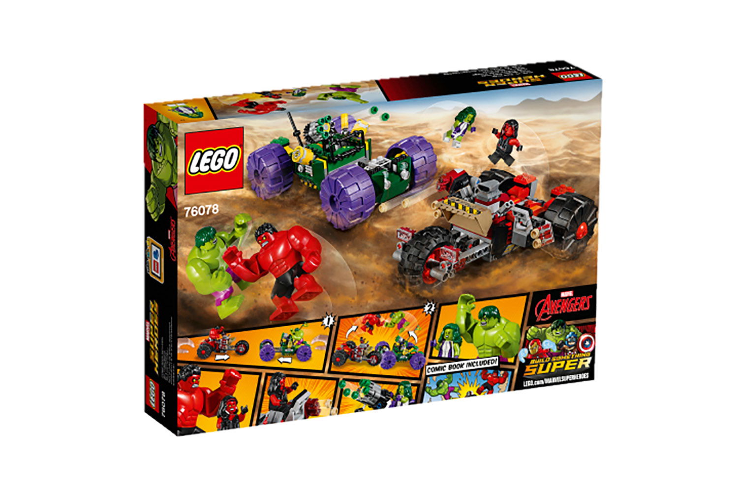 LEGO® Marvel Super Heroes Hulk gegen Red Hulk