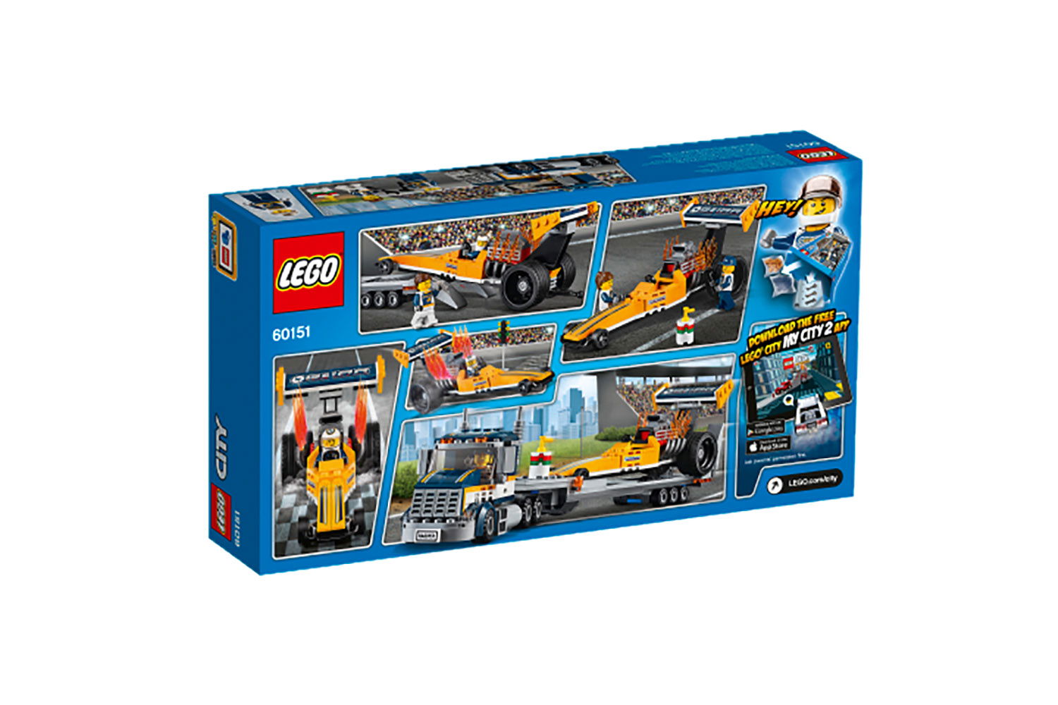 LEGO® City Dragster-Transporter