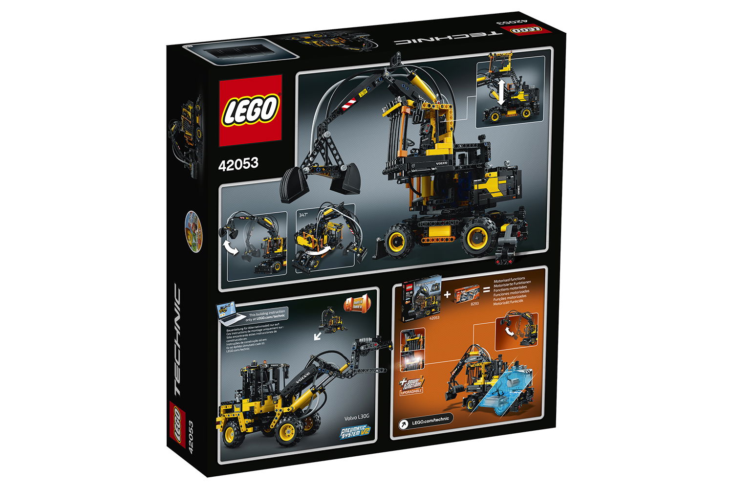 lego-technic-volvo-ew160e-escavadora-42053/