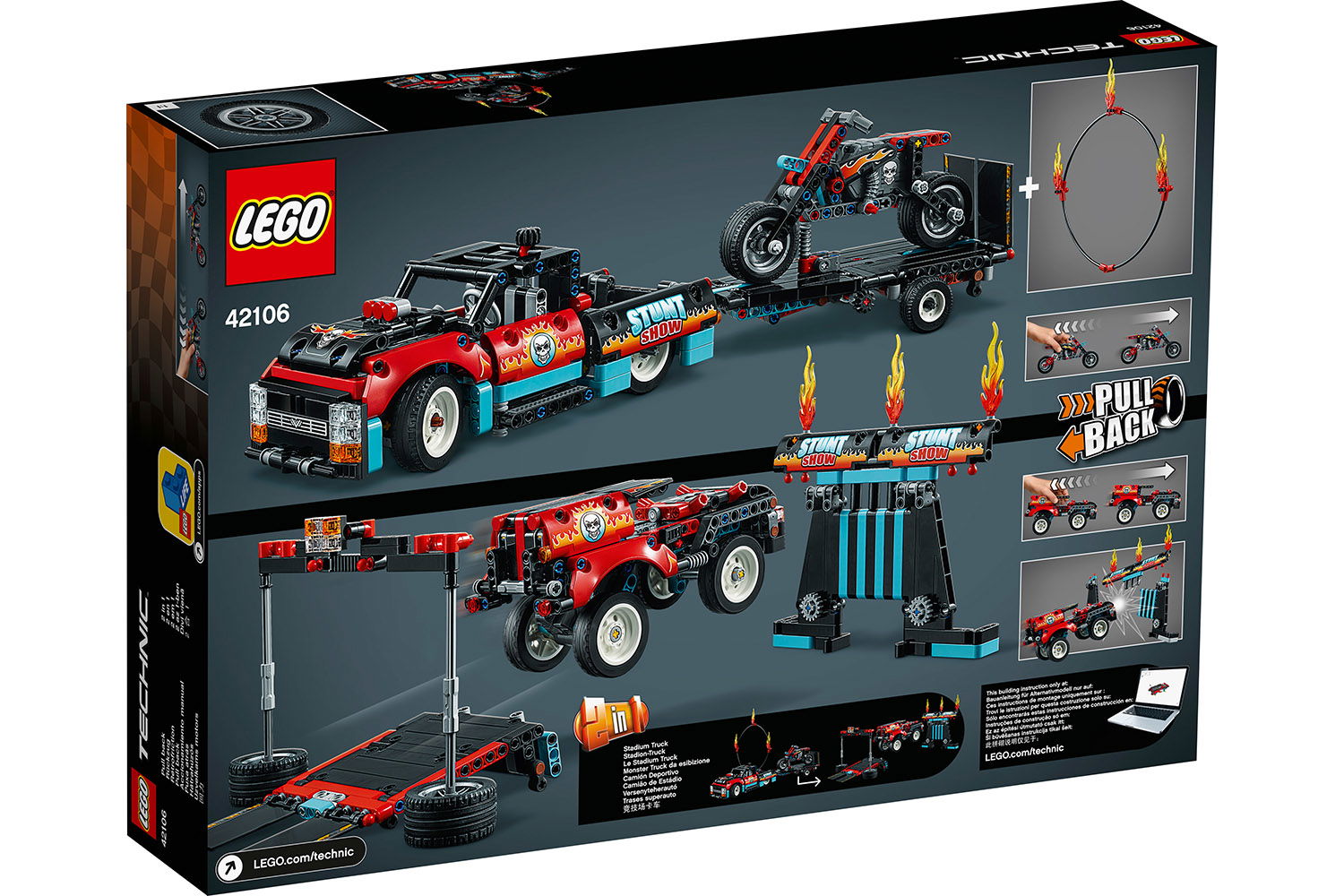 LEGO® Technic Stunt-Show mit Truck und Motorrad