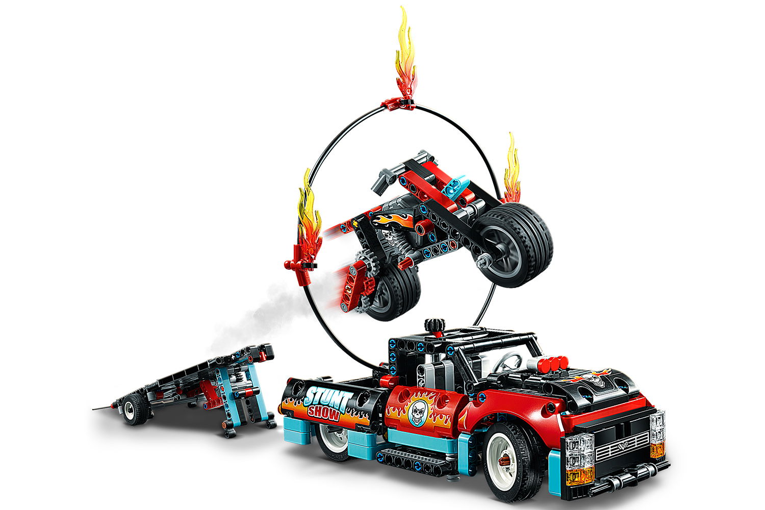 LEGO® Technic Stunt-Show mit Truck und Motorrad
