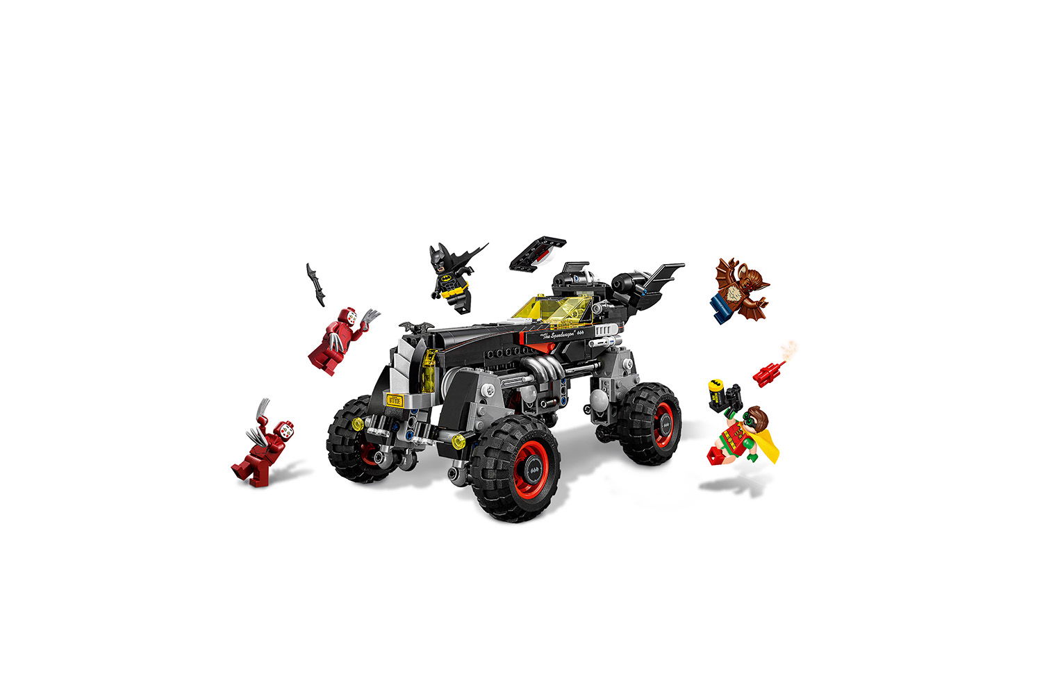 THE LEGO® BATMAN MOVIE © 该 蝙蝠车