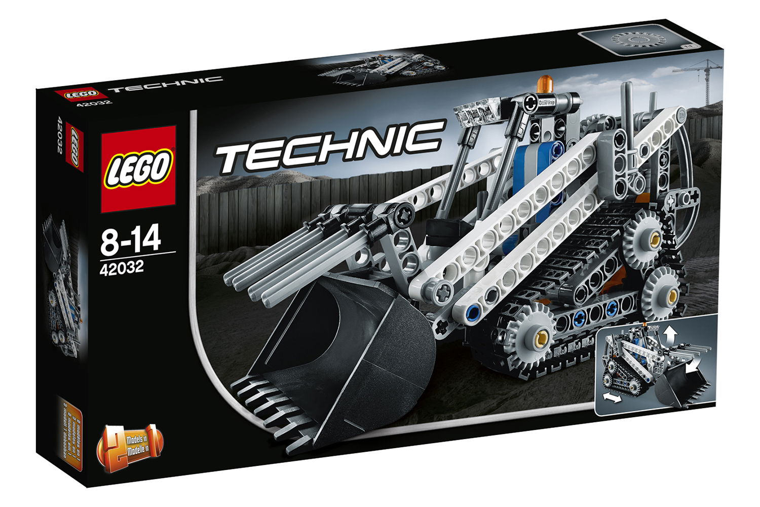 LEGO® Technic Loader sur chenilles Compact blanc / gris
