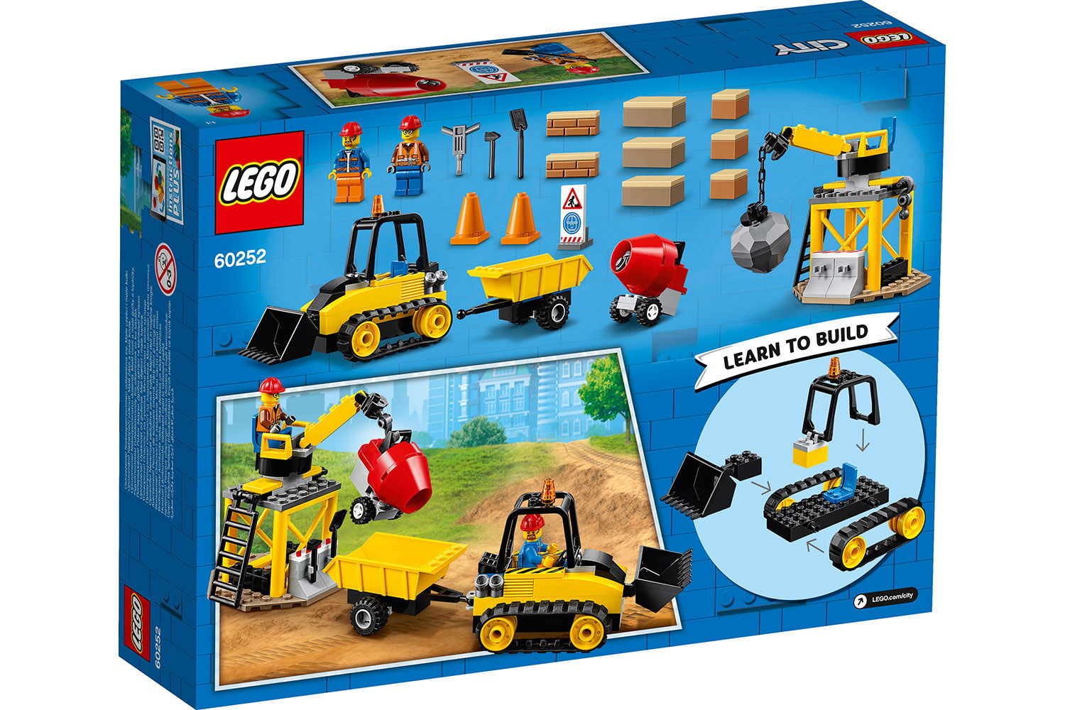 LEGO® City Bagger auf der Baustelle