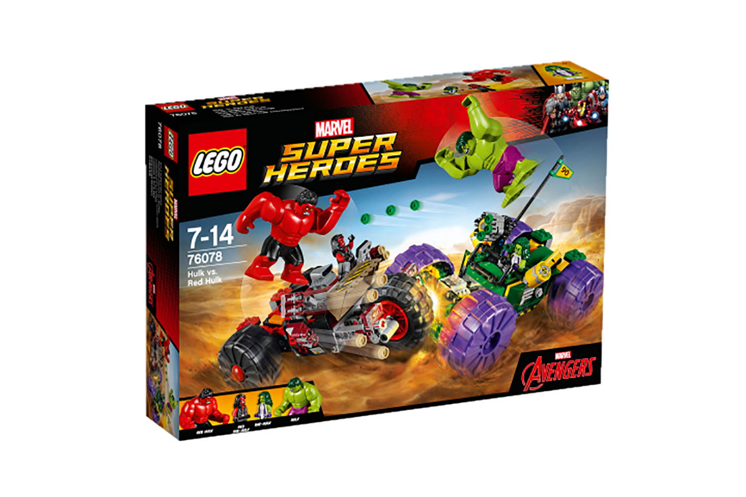LEGO® Marvel Super Heroes Hulk gegen Red Hulk