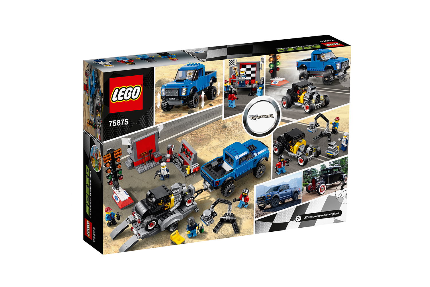 ●CAINE Amazon.com: Lego Speed Champions Ford F-150 Raptor & Model A