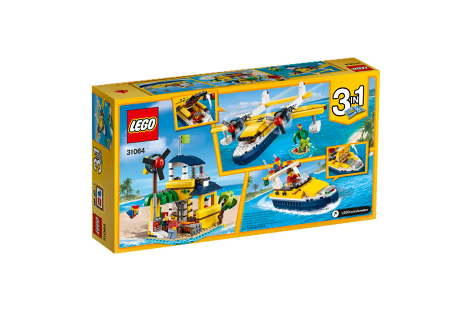 lego-creator-wasserflugzeug-abenteuer-31064/
