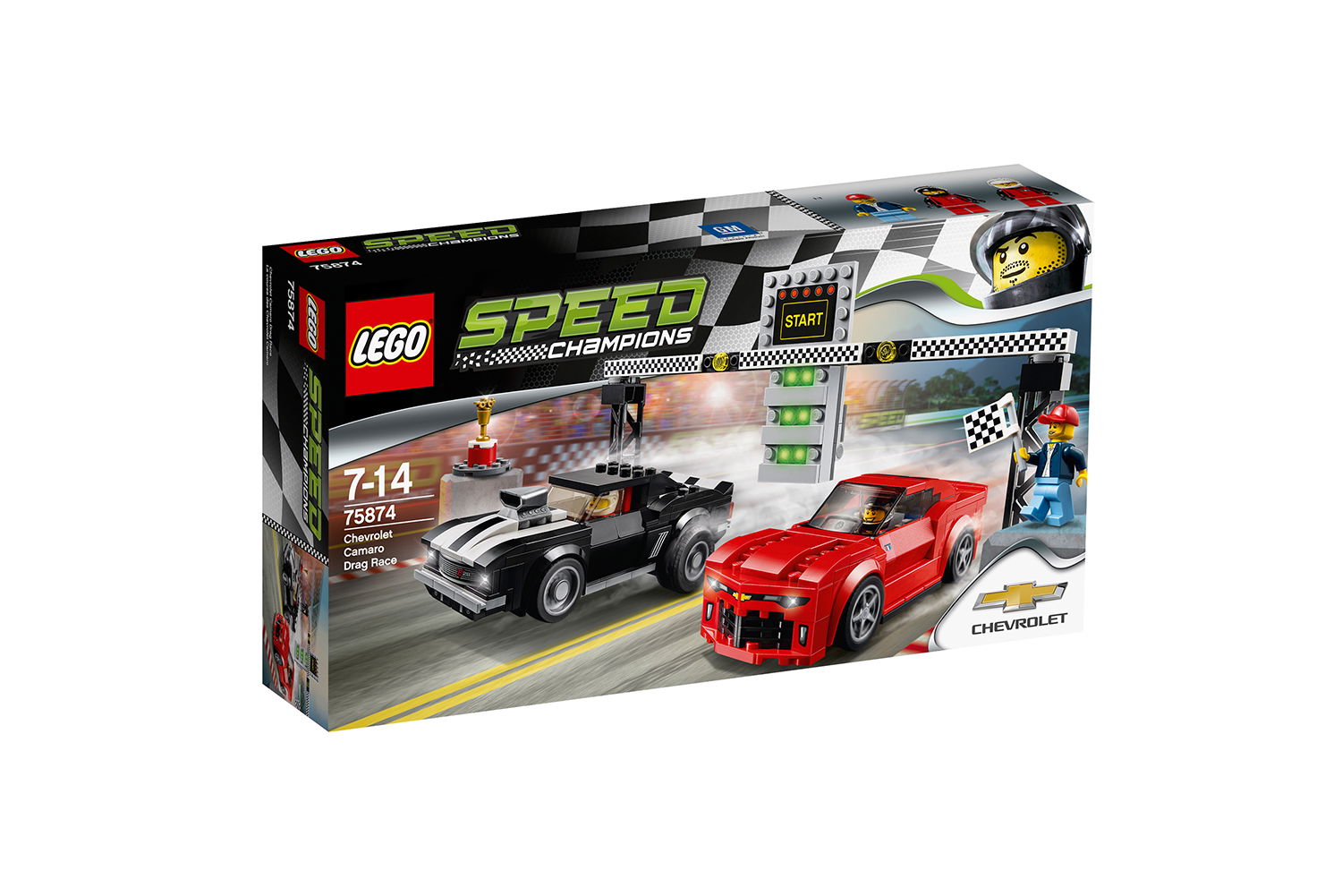 LEGO® Speed Champions Chevrolet Camaro traînée course