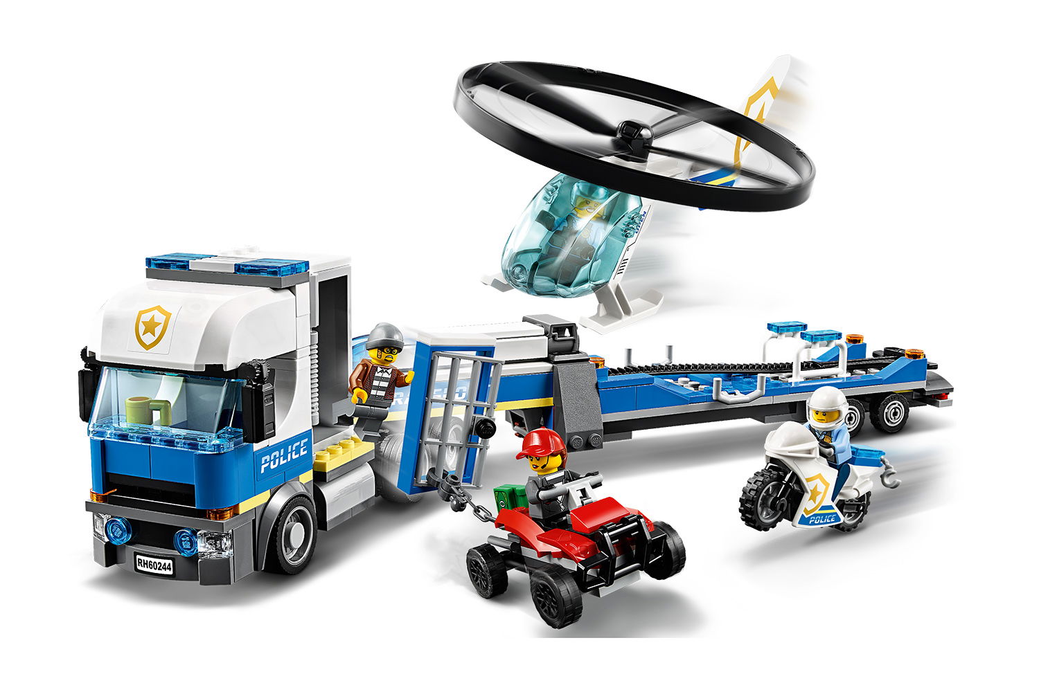 LEGO® City Polizeihubschrauber-Transport