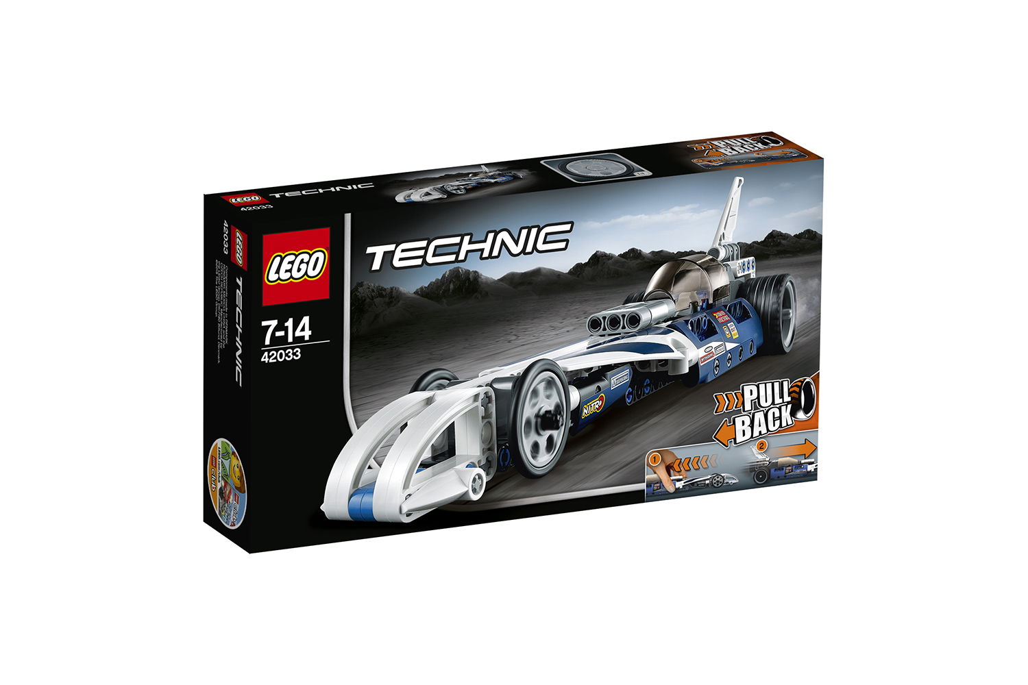 LEGO® Technic действие ракета автомобиль синий / белый