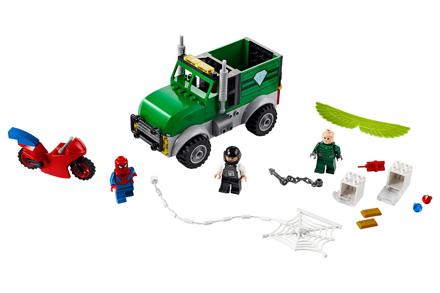 LEGO® Marvel Spiderman Vultures LKW-Überfall