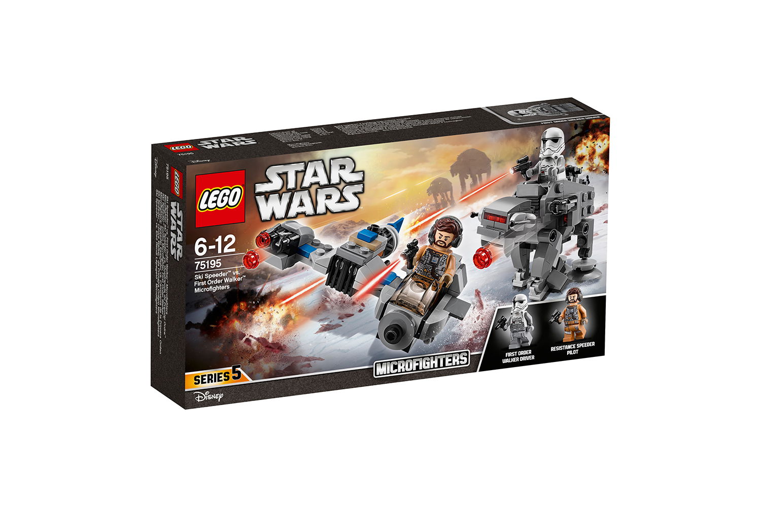 LEGO® Star Wars™ Ski Speeder™ vs. First Order Walker™ Microfighters