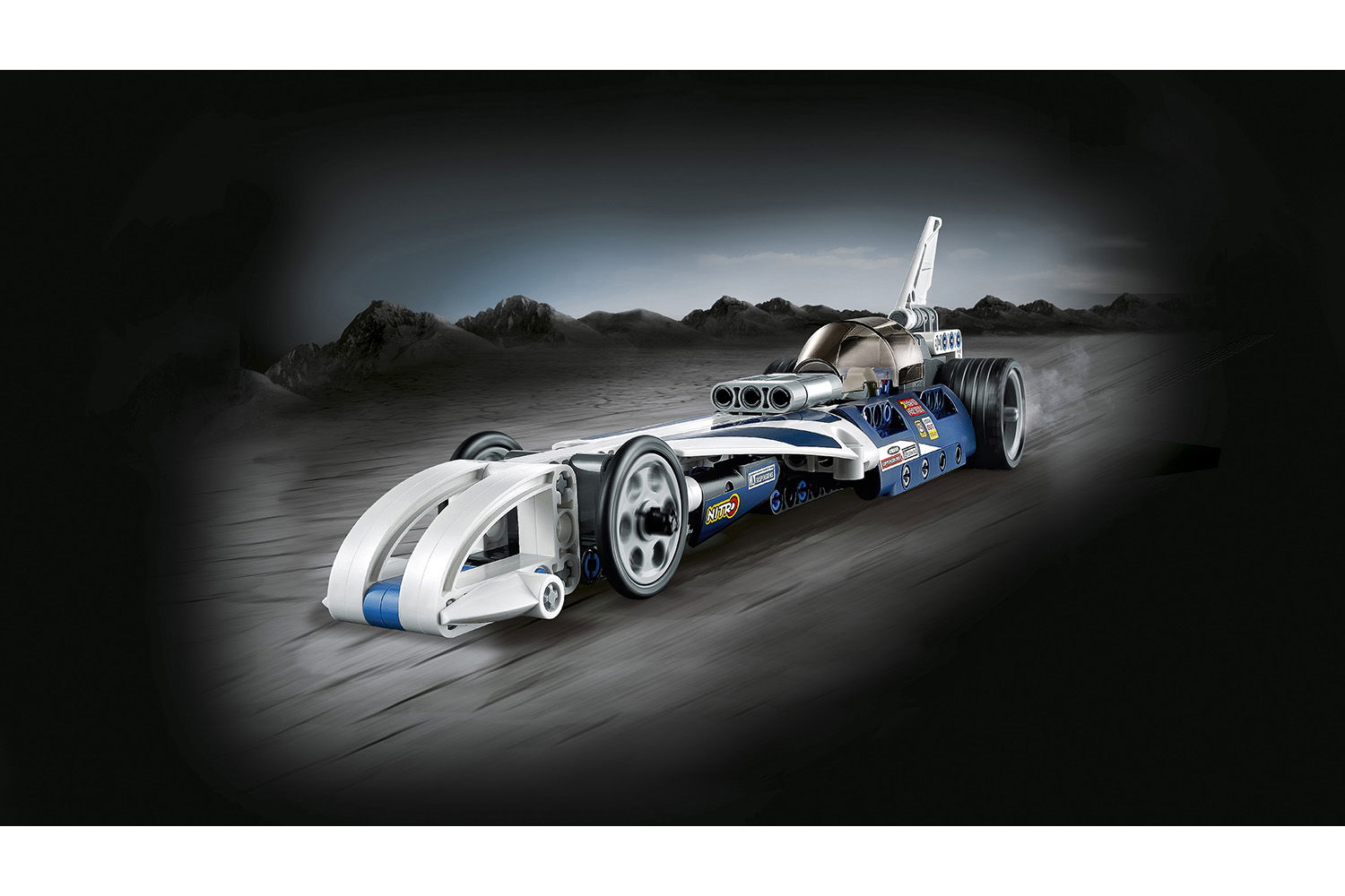 LEGO® Technic действие ракета автомобиль синий / белый