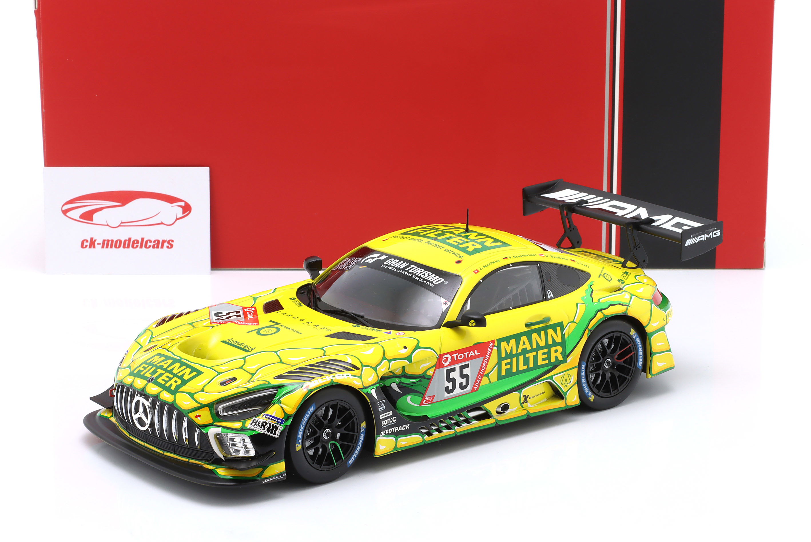 Mercedes-AMG GT3 Mamba #55 24h Nürburgring 2022 Mercedes-AMG Team Landgraf 1:18 Ixo