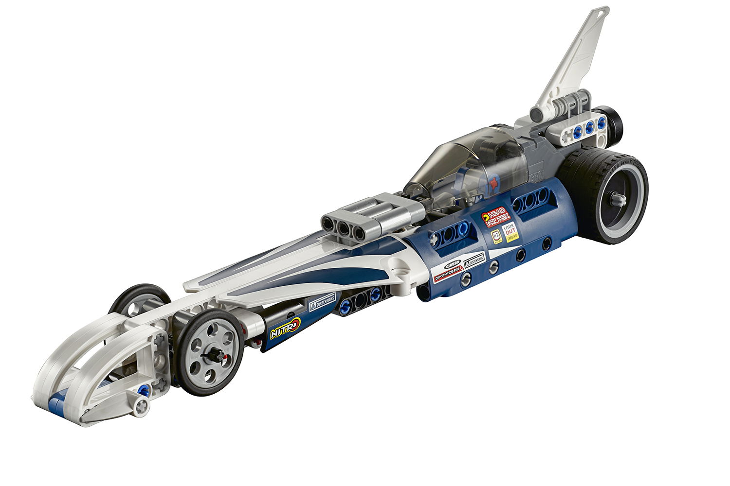 LEGO® Technic действие ракета автомобиль синий / белый