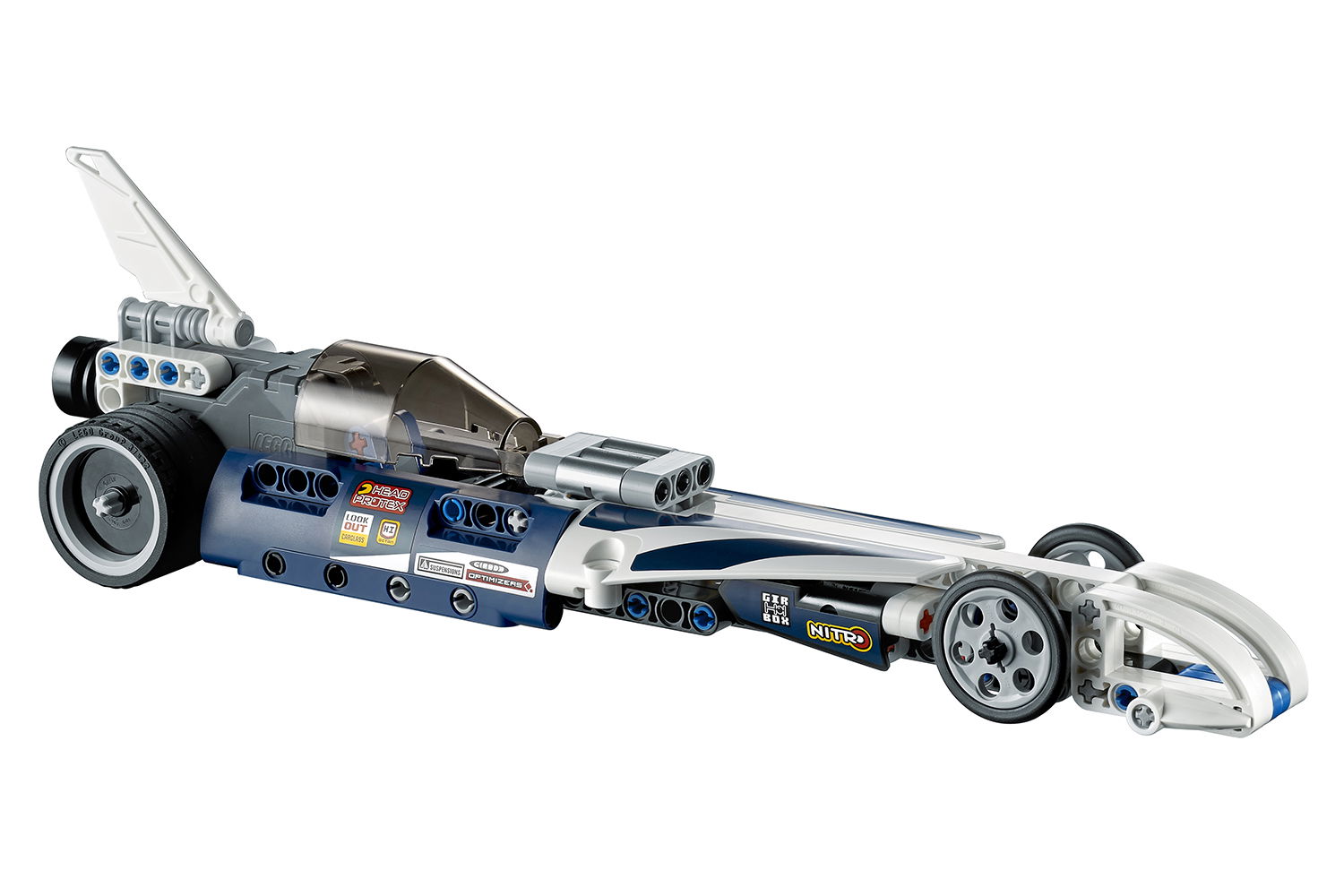 LEGO® Technic действие ракета автомобиль синий / белый