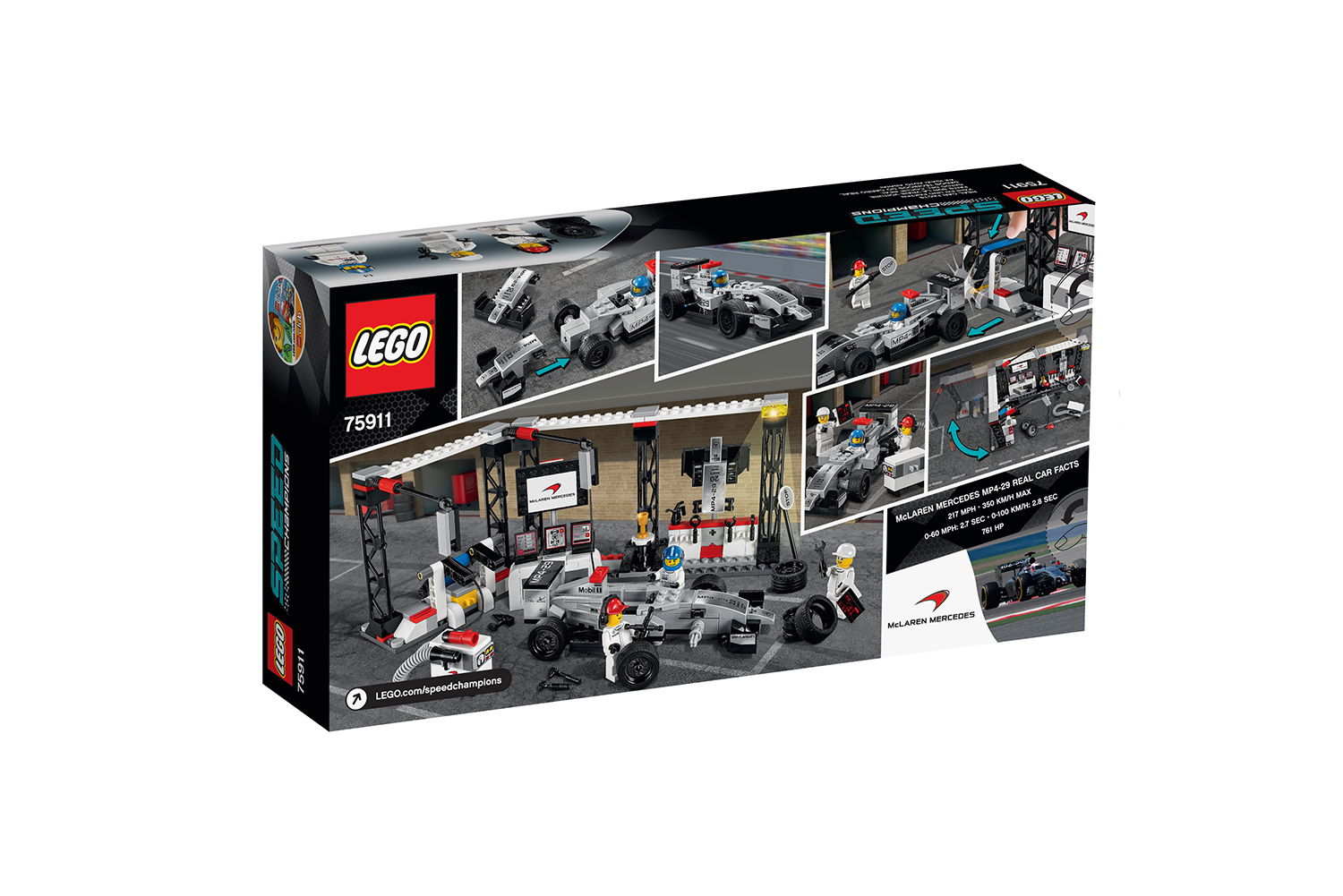 LEGO® Speed Champions McLaren Mercedes MP4-29 Pit Stop