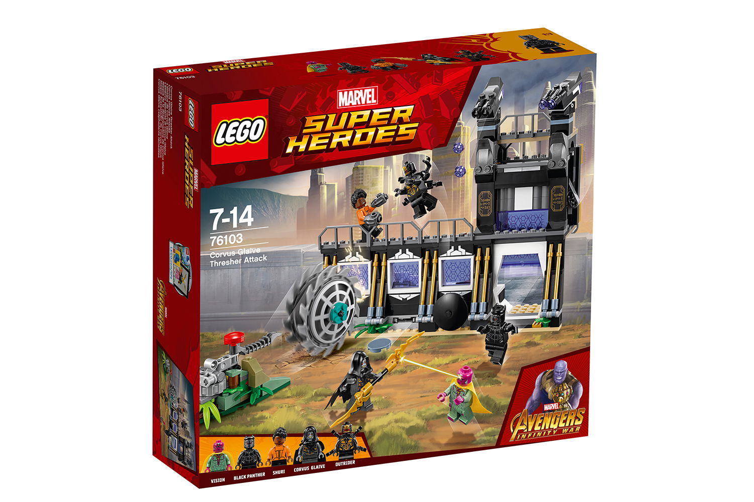 LEGO® Marvel Super Heroes Corvus Glaives Attacke