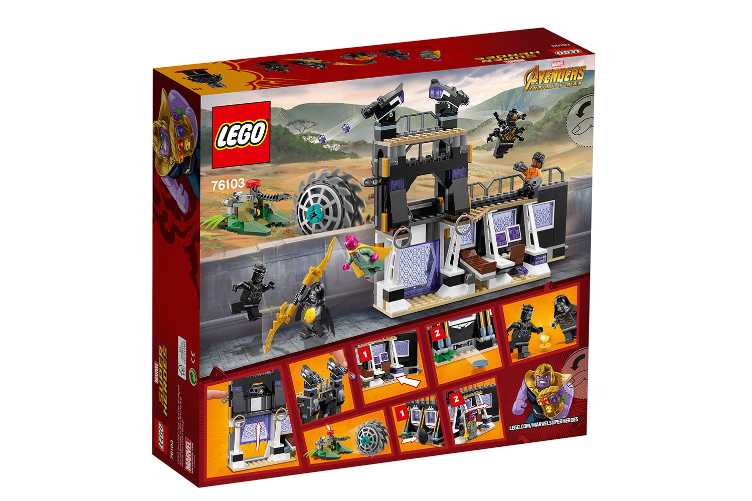 LEGO® Marvel Super Heroes Corvus Glaives Attacke