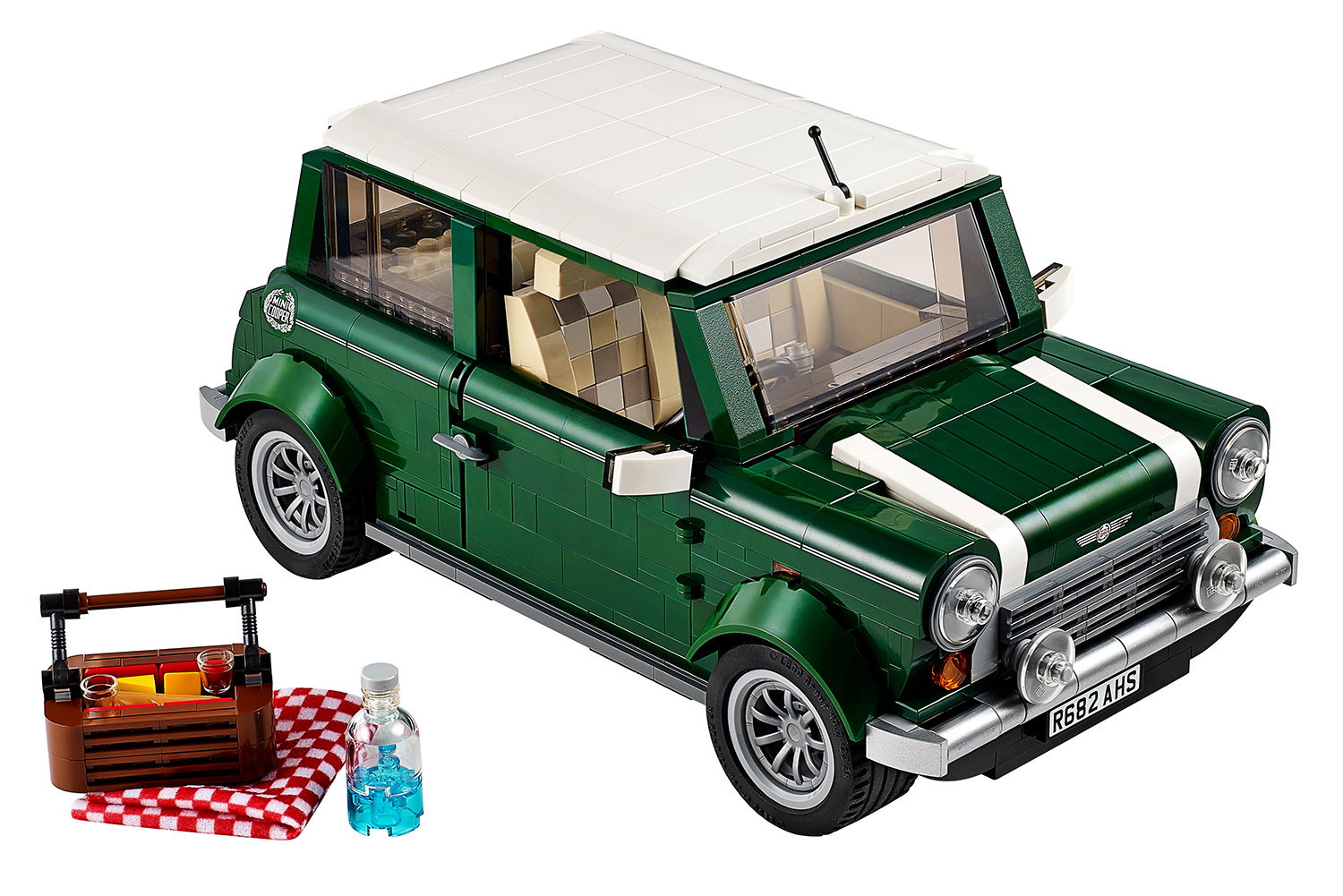 LEGO® Creator MINI Cooper グリーン ととも​​に ホワイト ストリップ