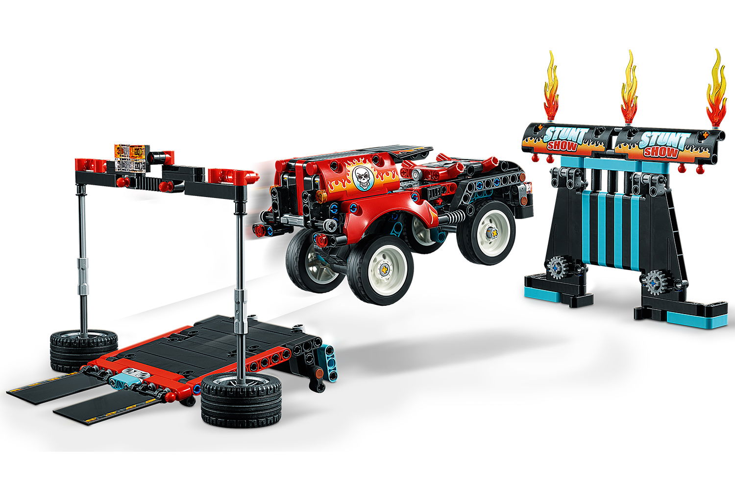 LEGO® Technic Stunt-Show mit Truck und Motorrad