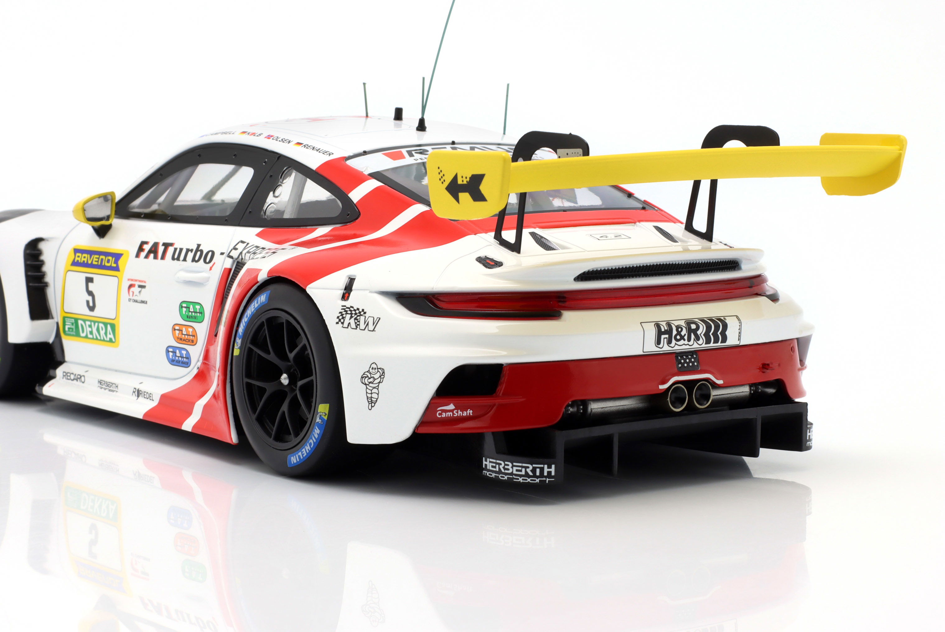 Porsche 911 GT3 R #5 FAT Turbo 24h Nürburgring 2024 Herberth Motorsport 1:18 Ixo