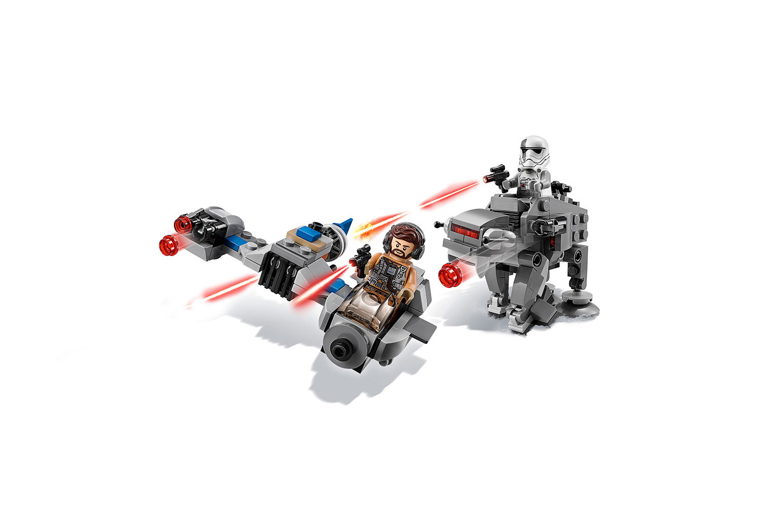 LEGO® Star Wars™ Ski Speeder™ vs. First Order Walker™ Microfighters